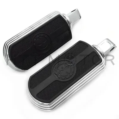 Chrome Skull Rubber Footpeg For Passenger Victory All Cross Roads (Rear)  • $43.73