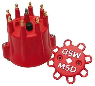 MSD Ignition 8431 Small Diameter Distributor Cap Screw-Down SBC BBC Ford • $62.07