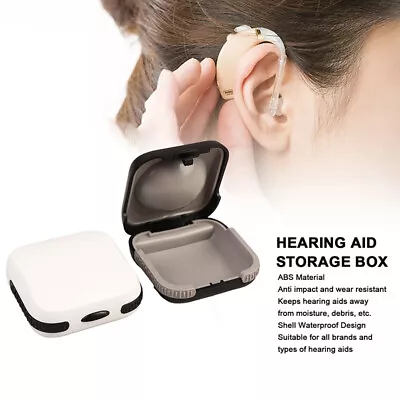 Portable Hearing Aid Storage Box Waterproof Hearing Aid Case For Outdoors Tra_da • $11.76