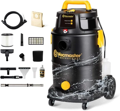 $199.89 • Buy Vacmaster Wet/Dry Shampoo Vacuum Cleaner 3 In 1 Portable Carpet Cleaner 8 Gallon
