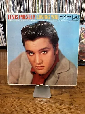 1957 Elvis Presley LP Loving You LPM 1515 Vinyl Record • $16
