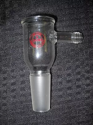 $35.99 • Buy Lab Glass Vacuum Filtration Adapter With 24/40 Joint, Threaded GL-14 Tubulation