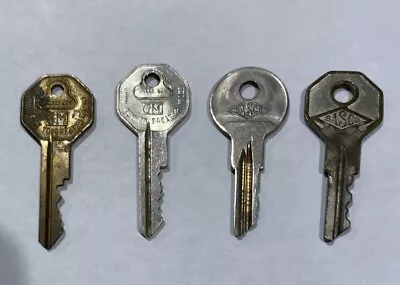 Vintage GM Briggs And Stratton Basco Key Lot Knock Out Brass Silver • $8.50