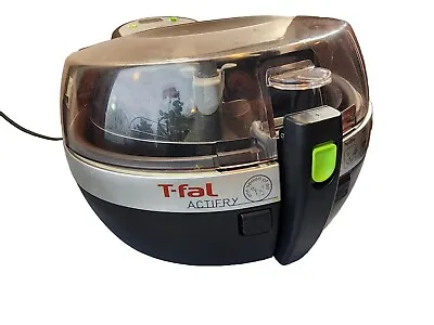 T-Fal Actifry  Air Fryer Stirs Low-Fat Black Model Serie O01 001 France READ! • $49.95