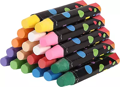 Anti-Dust Coloured Chalk Kids Toddler And Children Chalks For Smooth Blackboard • £23.44