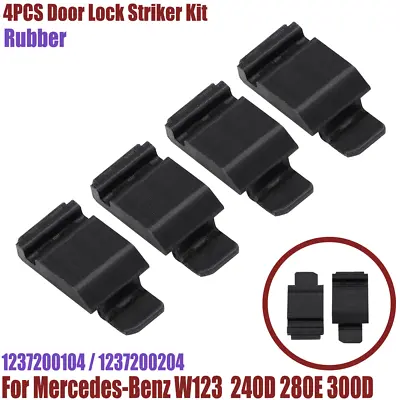 For Mercedes Door Lock Striker Fix 4 Pieces Kit W123 W126 240D 280E 300D • $13.99