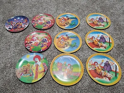 10 Vintage McDonalds Plastic Lexington Plate Tray Ronald 1977 Seasons Greeting • $55.25