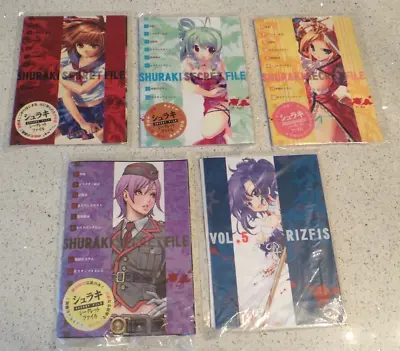 SHURAKI Manga Anime Mini Pamphlet Magazines Vol 1-5 MINT • $14.93