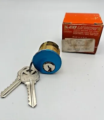 Mortise Cylinder By ILCO Solid Brass1 1/4' Long Satin Chrome Kwikset Keyway • $19.95