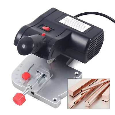 Mini Miter Saw Electric Power Table Saw Benchtop Cut-Off Chop Saw 45° Cutting US • $45