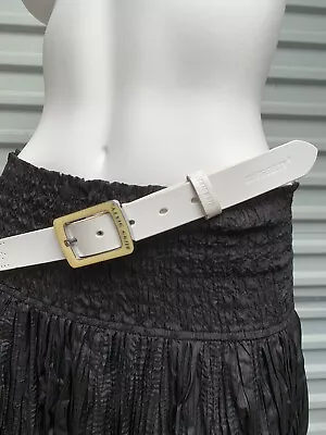 Miss Sixty White Leather Belt • $45.67