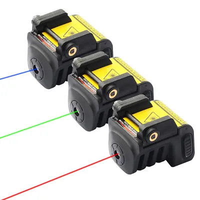 Mini Green Red Blue Dot Laser Sight 20mm Rail USB Rechargeable For Glock Pistol • $26.99