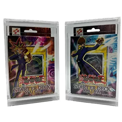 Yugioh Starter Deck Yugi & Kaiba SDY SDK Unlimited Sealed  Yu-Gi-Oh! With Cases • $1868.58