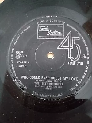 Tamla Motown - The Isley Brothers - 45 Rpm 7  Single Vinyl Record - Take... • £1