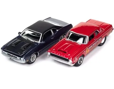 Johnny Lightning 1/64th Diecast Cars 2 Pack Set 64 Mr Norm Dodge 71 Demon PK19A • $14.95