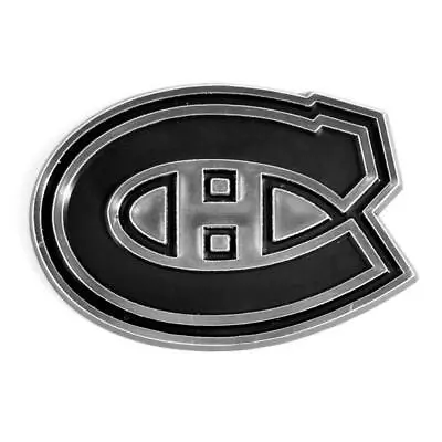 Montreal Canadiens Silver Chrome Auto Emblem [NEW] NHL Car Truck Decal Sticker • $10.95