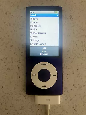 Apple Ipod Nano (A1320) 8GB Purple (Battery Issue) • $19.95