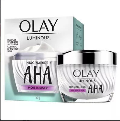 Olay Luminous Niacinamide + AHA Face Cream 50g • $27.95