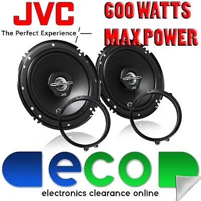 Mercedes CLK 2002-2009 JVC 16cm 6.5 Inch 600 Watts 2 Way Front Door Car Speakers • £38.99