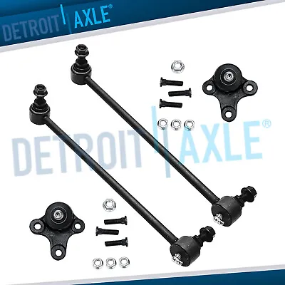 $42.70 • Buy Front Lower Ball Joint Set & 2 Front Sway Bar End Links For VW Jetta Golf A3 EOS