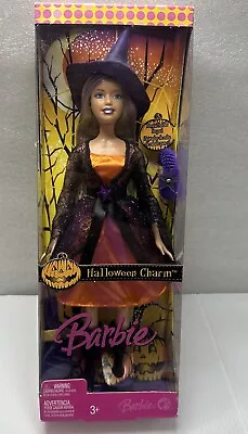 Halloween Charm Barbie Doll J9203 Mattel 2006 Witch Costume • $20.04