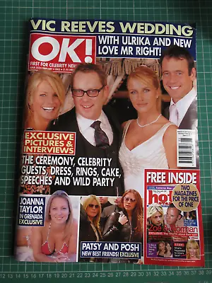 OK Magazine Issue 352 Febuary 4 2003: Vic Reeves. Hot Stars Insert. See Pics. • £49.99
