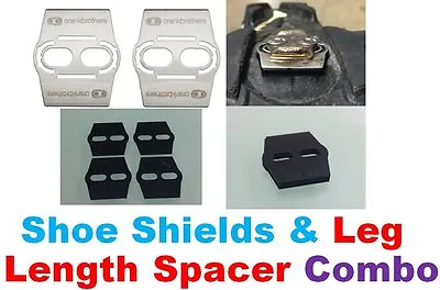 Leg Length Cleat Spacer Shim CRANK BROTHERS EGGBEATER Pedal + SHOE SHIELD +WEDGE • $18