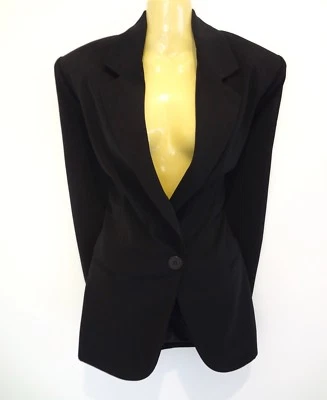 $49.90 • Buy Stunning Tailored Black Jacket By High-end Brand DAVID JONES Sz8 WORN ONCE!