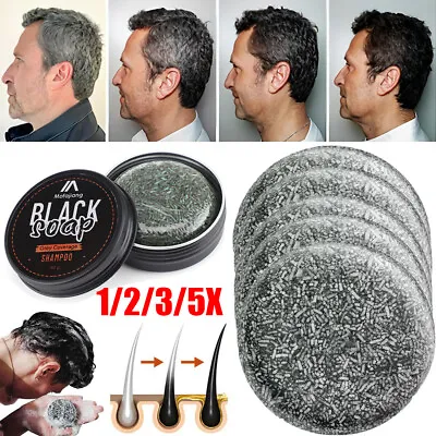 4/5X Spartan Gray Hair Reverse Bar Mane Gray Reverse Bar Hair Darkening Bar Soap • $22.28