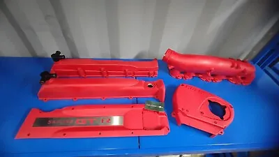 Nissan RB26 Engine Valve Cover & Intake Plenum Set In R-Tune Red FOR R32 R33 R34 • $2299