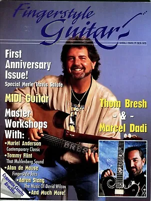 Fingerstyle Guitar #7  Marcel Dadi Muriel Anderson Thom Bresh MIDI  1994 + Tape • $11.99