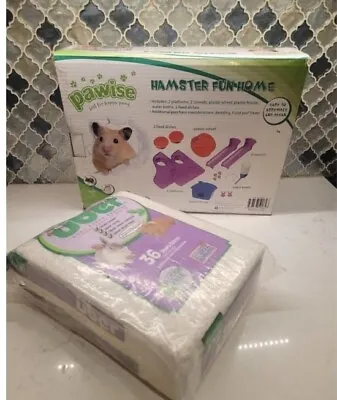 PAWISE HAMSTER FUN HOME GERBIL MOUSE CAGE Gently Used Excellent In Box & Bedding • $25.25