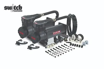 Viair Dual Black 485C 200 PSI Air Compressor Kit Gen 2 Lower Decibel  • $541.95