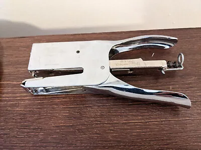Faber Castell FC-1 Plier Stapler Chrome 26/6-8 Standard Staples Tested Working • $9.99