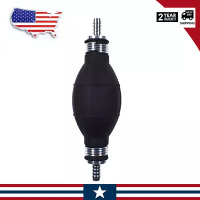 8mm-5/16 Straight Fuel Line Pump Primer Bulb Boat Petrol Inline Fittings New • $7.99