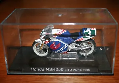 SITO PONS HONDA NSR250 1988 1:24 IXO - Rare • £4.99