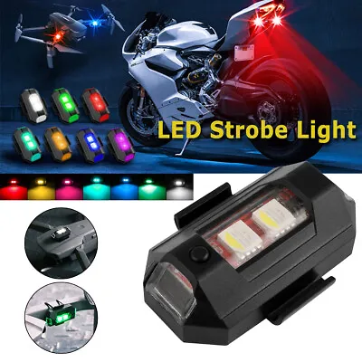 7 Colors LED Aircraft Strobe Lights Drone Night Warning Lights For Motorcycle • $6.09