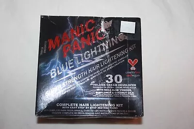 Manic Panic Blue Lightning Tish N Snooky's Strength Hair Kit 30 Cream Developer • $9.99