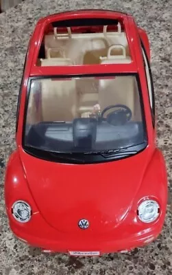 Mattel Barbie Doll Volkswagen VW Red Beetle Car- Vintage Bug (2000)  • $27.99
