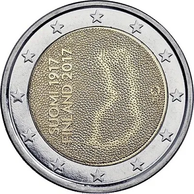 Finland 2 Euro Coin 2017  100 Years Of Independence  UNC • $4.89