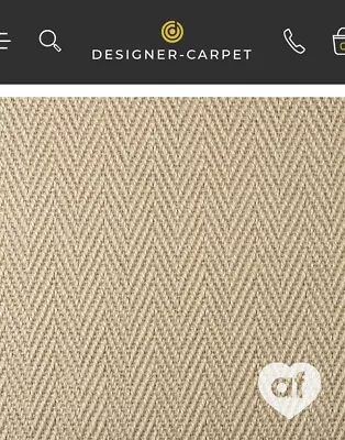 £265 • Buy Sisal Carpet Herringbone