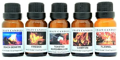 5 Fragrance Oils Beach Bonfire Campfire Fireside FlannelToasted Marchmallow • $21.49