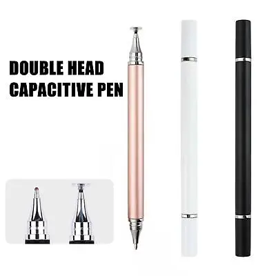 Universal 2 In 1 Drawing Stylus Pen For Tablet Mobile Android Phone IPad N V8W7 • £1.58