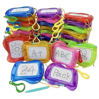 12 Pack Mini Magnetic Drawing Board Keychain For Backpack 12 Pcs Draw Keychain • £42.27