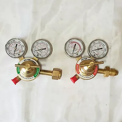 Victor Cutskill Regulator Set RC250-80-540 Oxygen RC250-15-510 Acetylene • $195