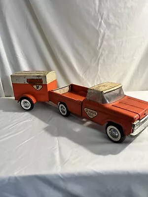 Vintage Nylint Pressed Steel Uhaul Ford Pickup Truck & Trailer  • $86