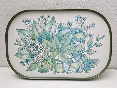 Vintage Clover Leaf Melamine Tray Chestnuts Green • £14.99