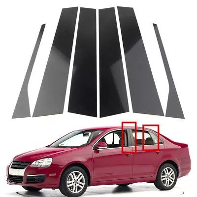 Fit VW Jetta MK5 Sedan 06-2010 Black Pillar Post Door Trim Car Auto Accessories • $11.56