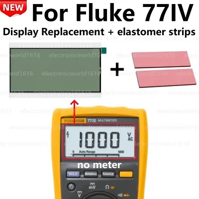 Display For Fluke 77IV/77-4 Digital 1000V Industrial Meter LCD Screen Repair NEW • £21.90