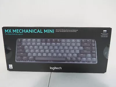 Logitech MX Mechanical Wireless Mini Keyboard Graphite 920-010550 NEW SEALED • $99.99